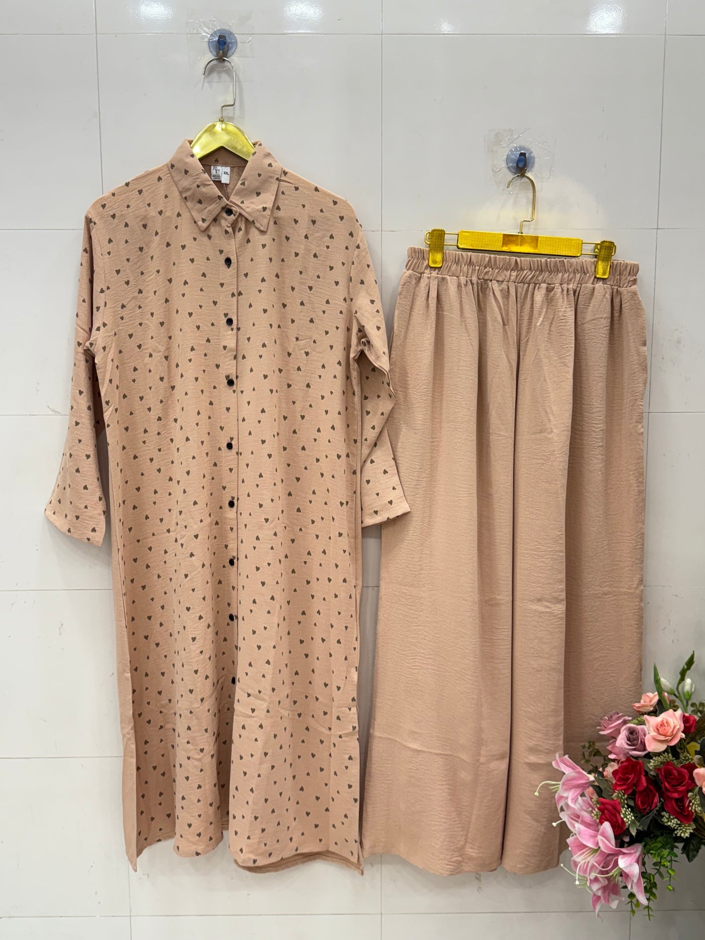 imported crinkle Co-ord sets 2667