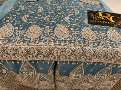 Pakistani party wear suits 17396