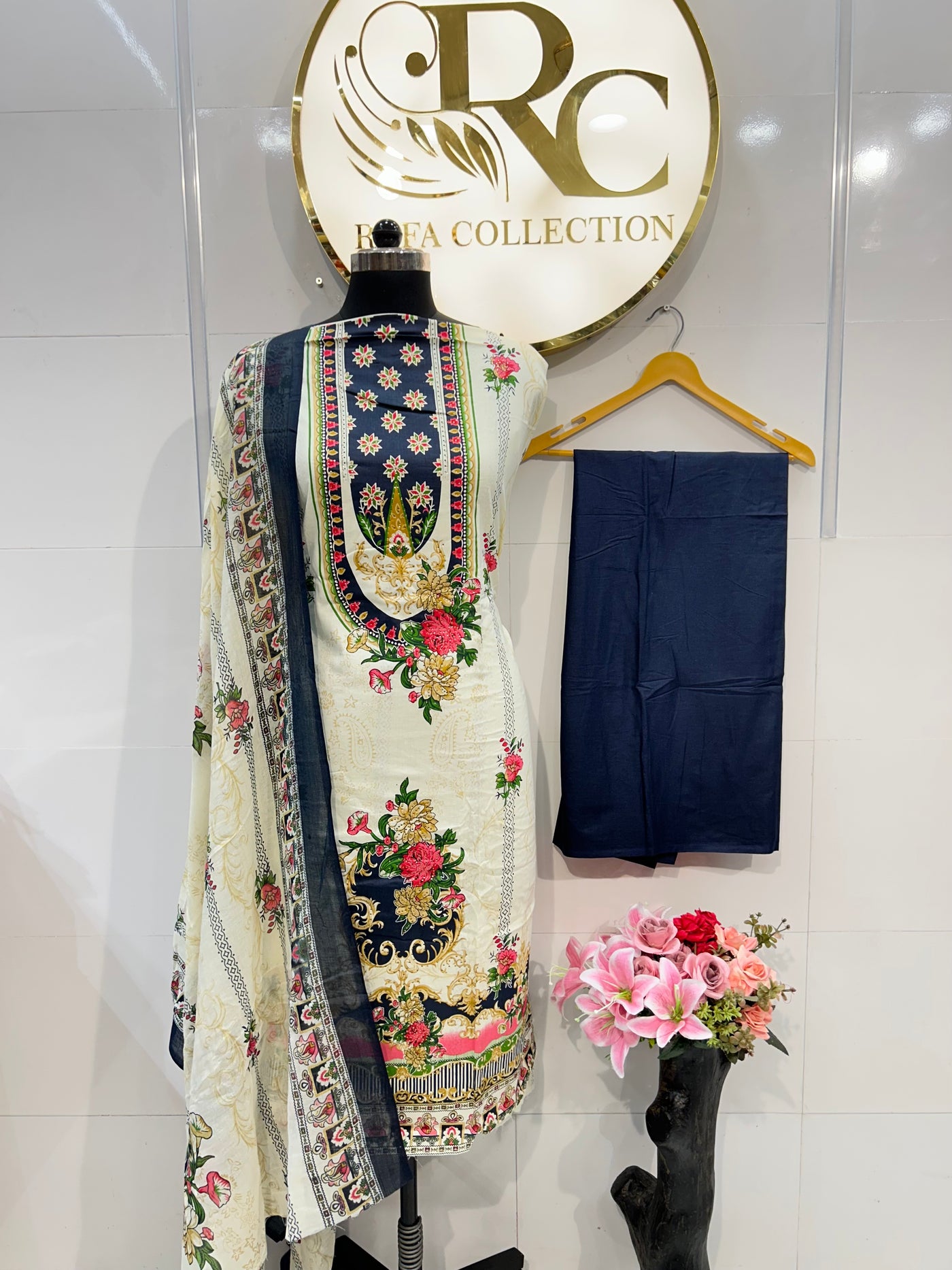 Cotton unstitch suits 2326