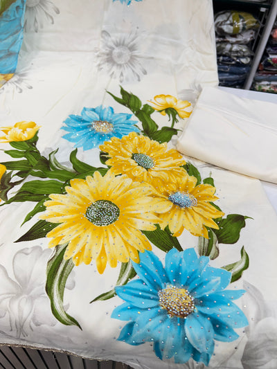 Rayon unstitch suits 2321