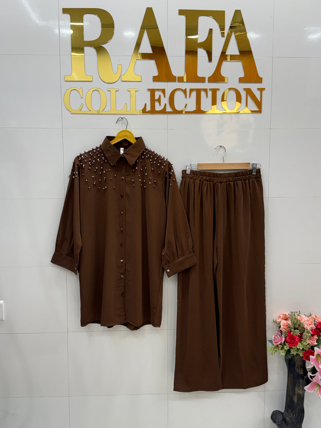 Imported pearl co-ord sets 2845