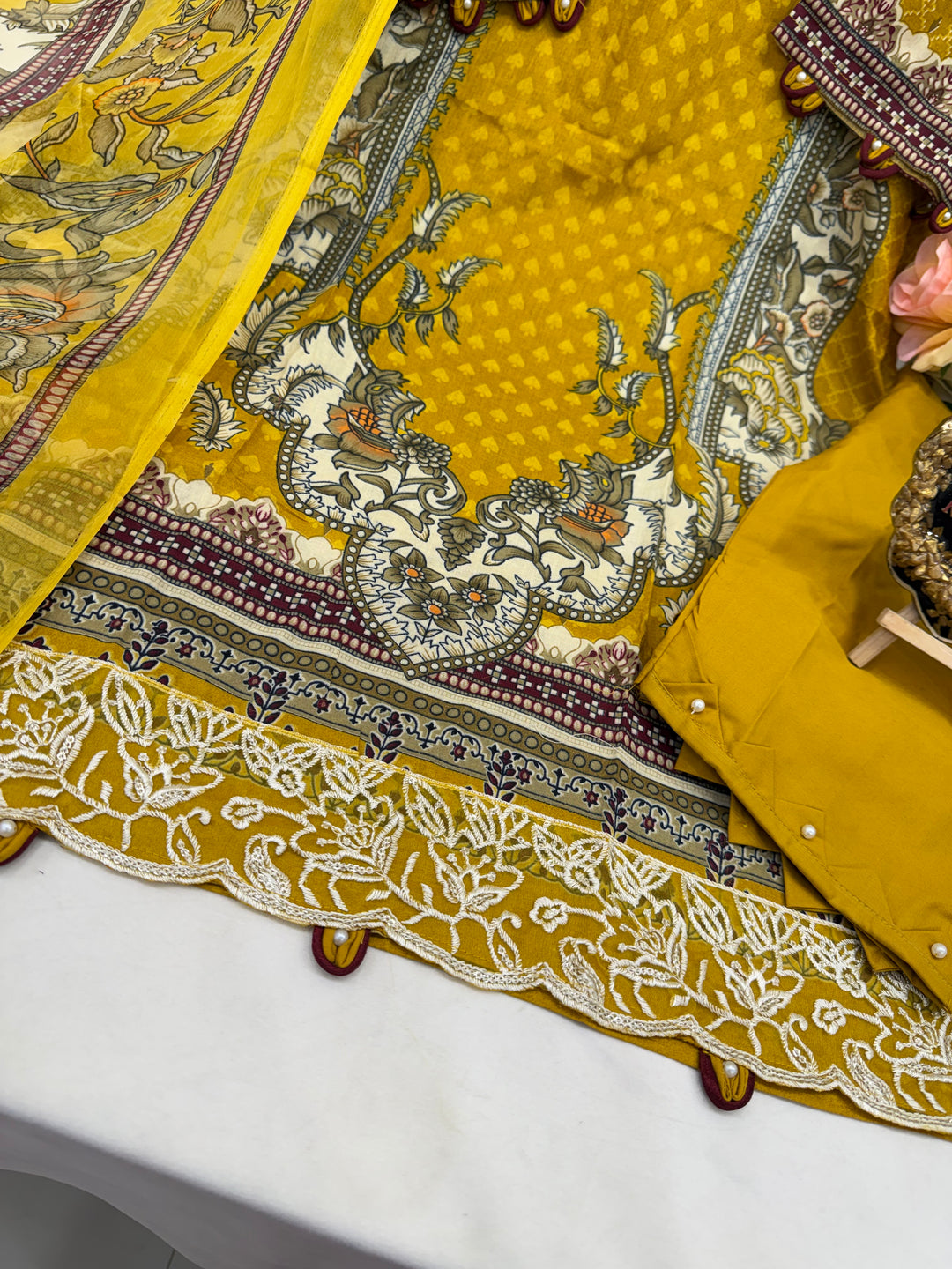 Pakistani patch work suit