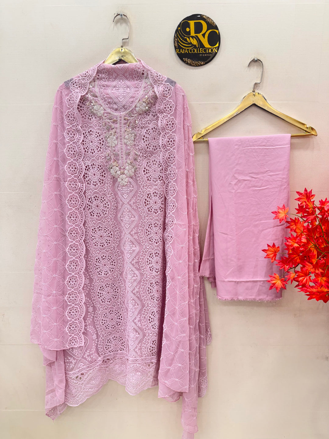 Georgette Unstich Suit