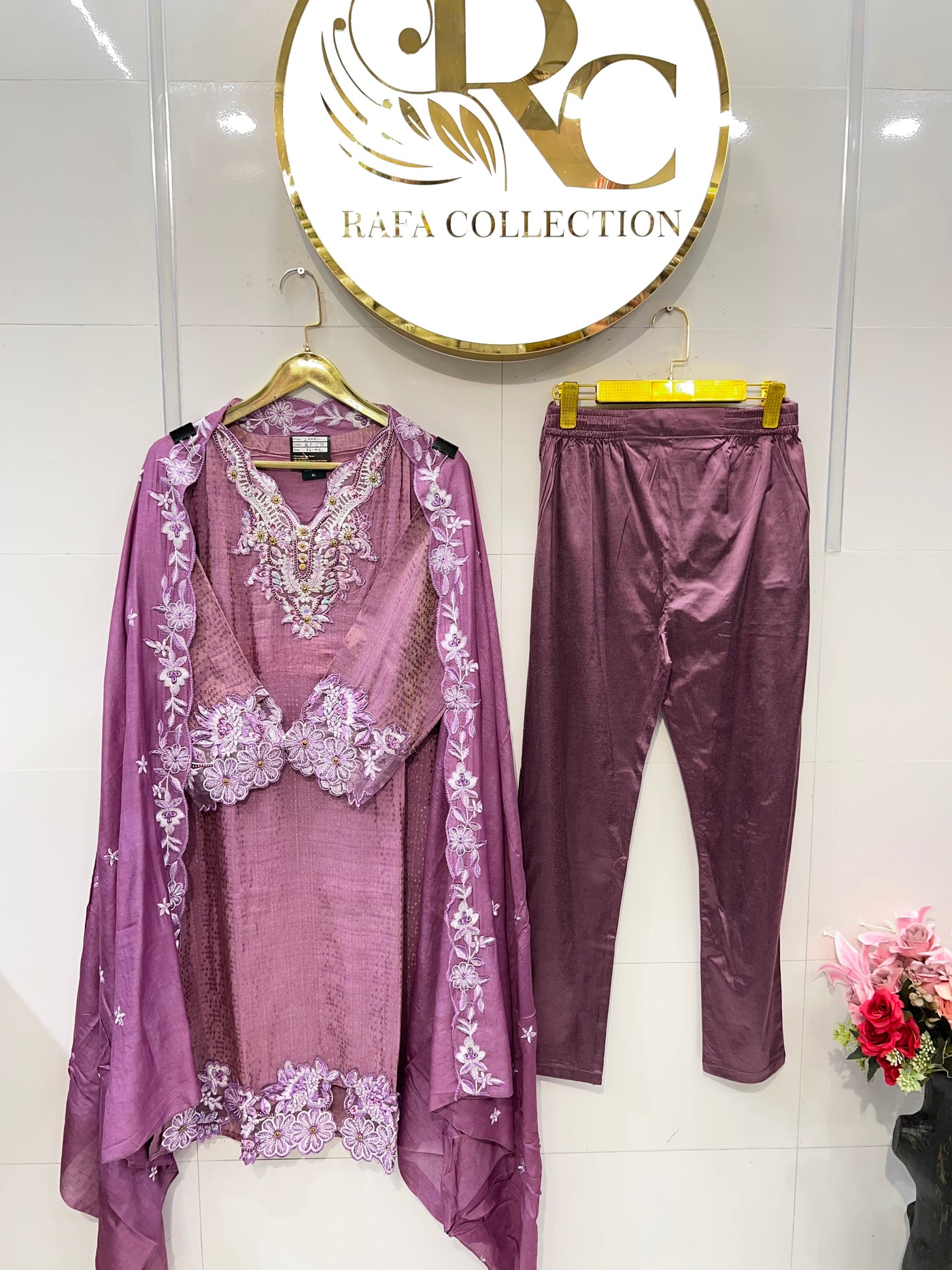 Karachi handwork Suit 1510