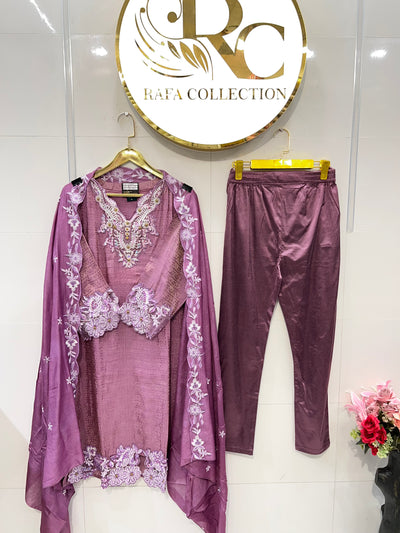 Karachi handwork Suit 1510