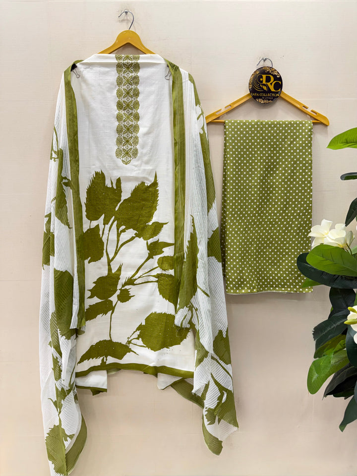 Slub Cotton Unstitched Suits