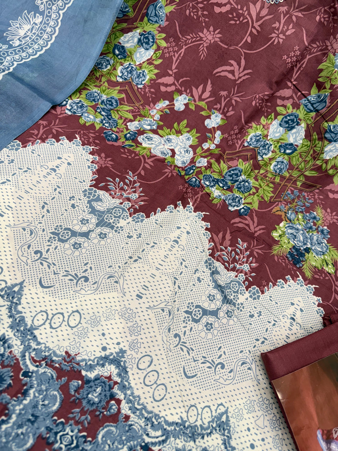 Cotton embroidered suits 2859