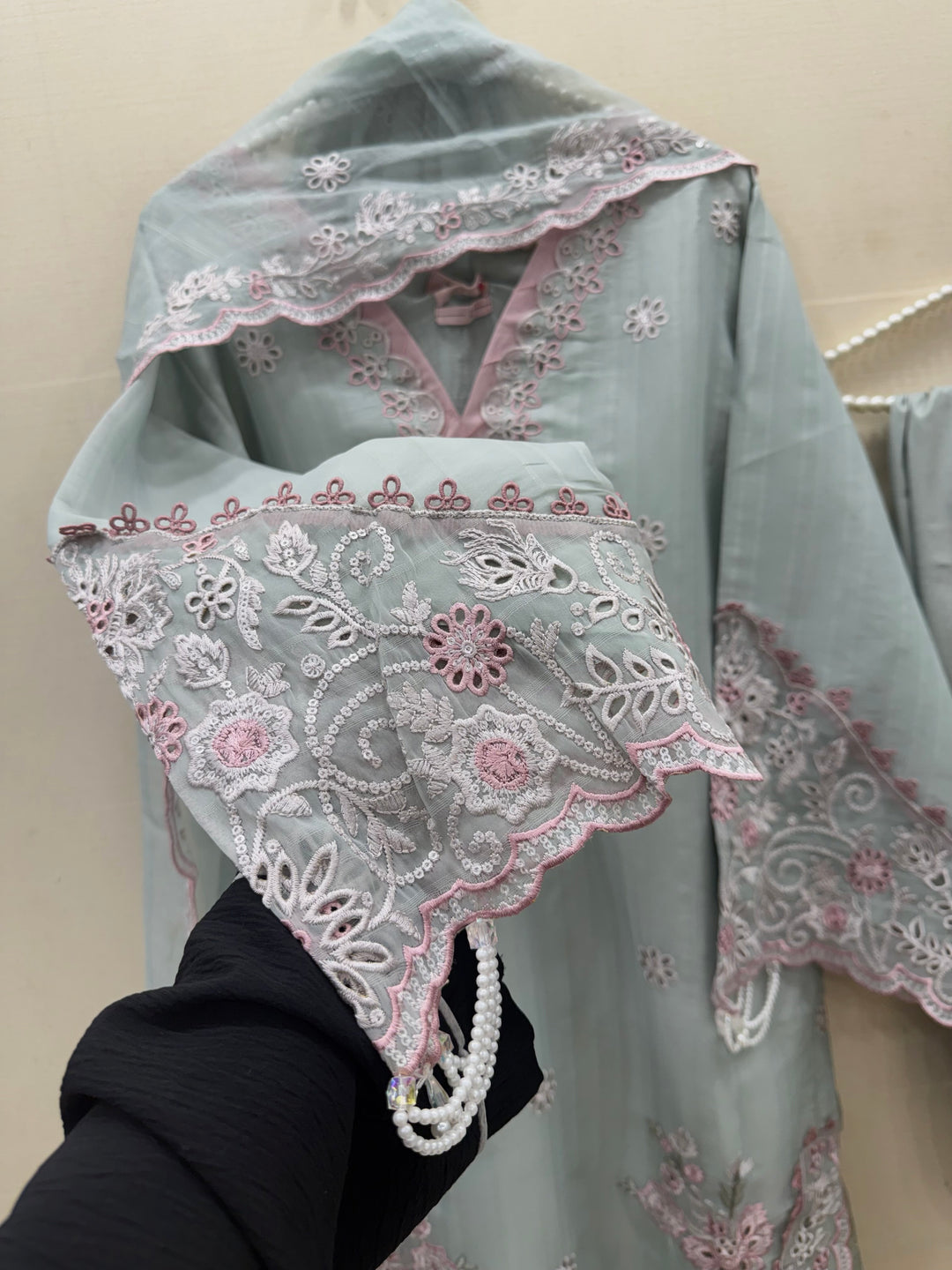 Premium cutwork suits