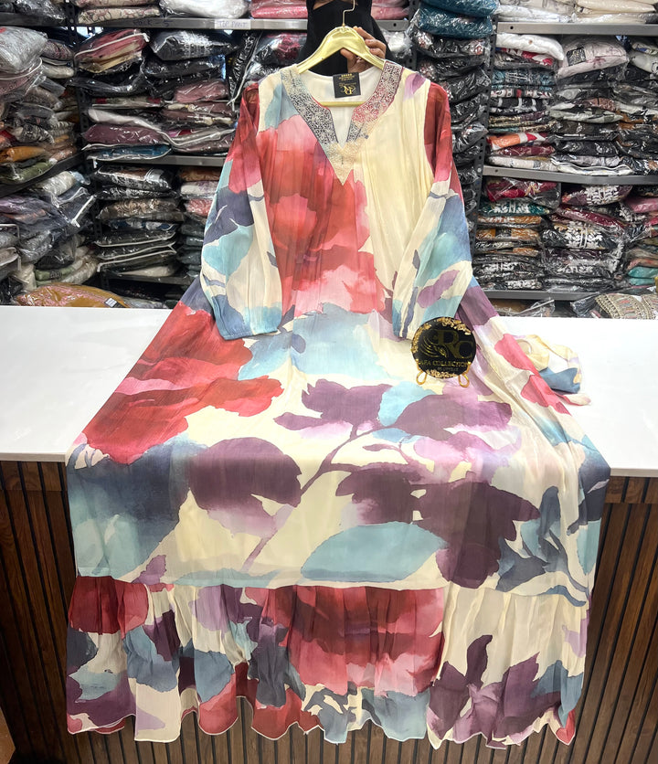 Organza imported gowns 2865