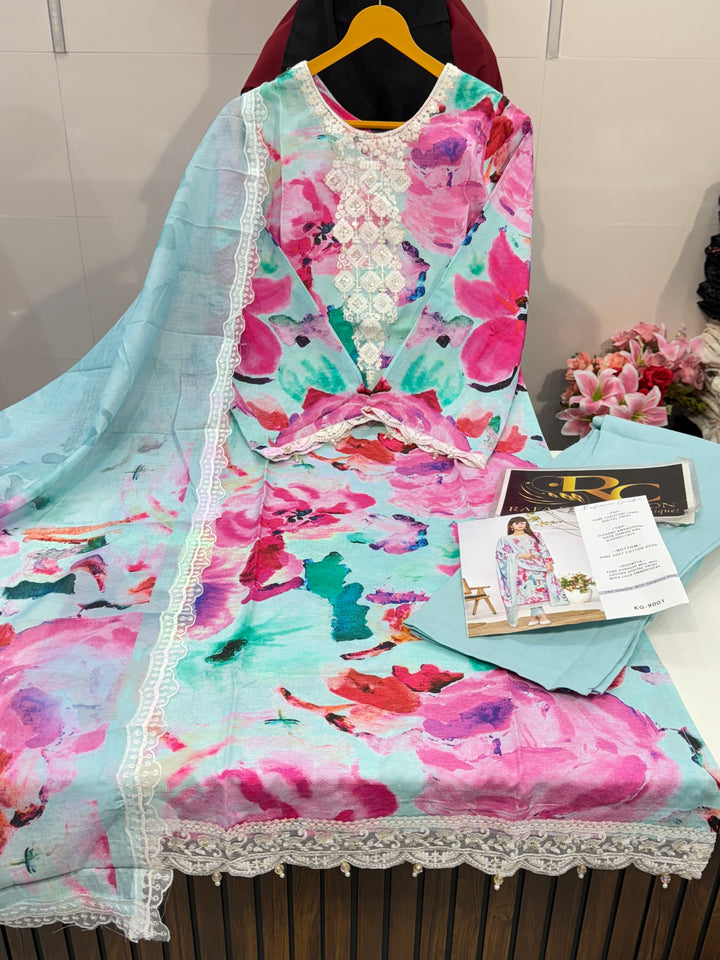 Luxurious Lawn Suits 3622