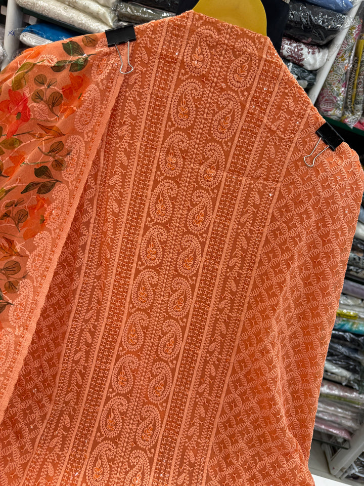 Georgette Unstich Suit