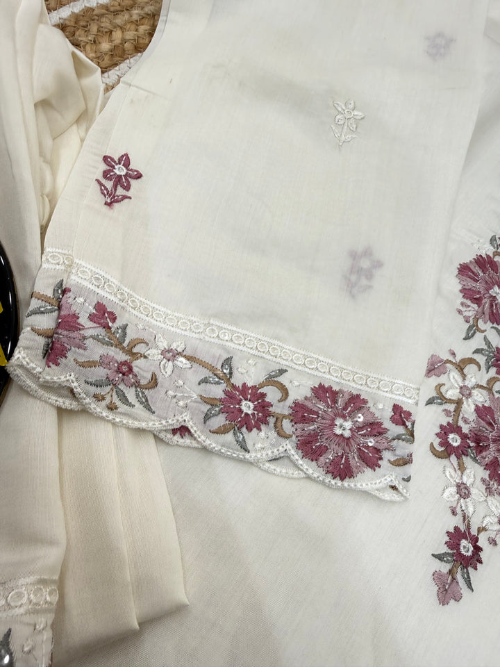 Cotton Embroided suits 005