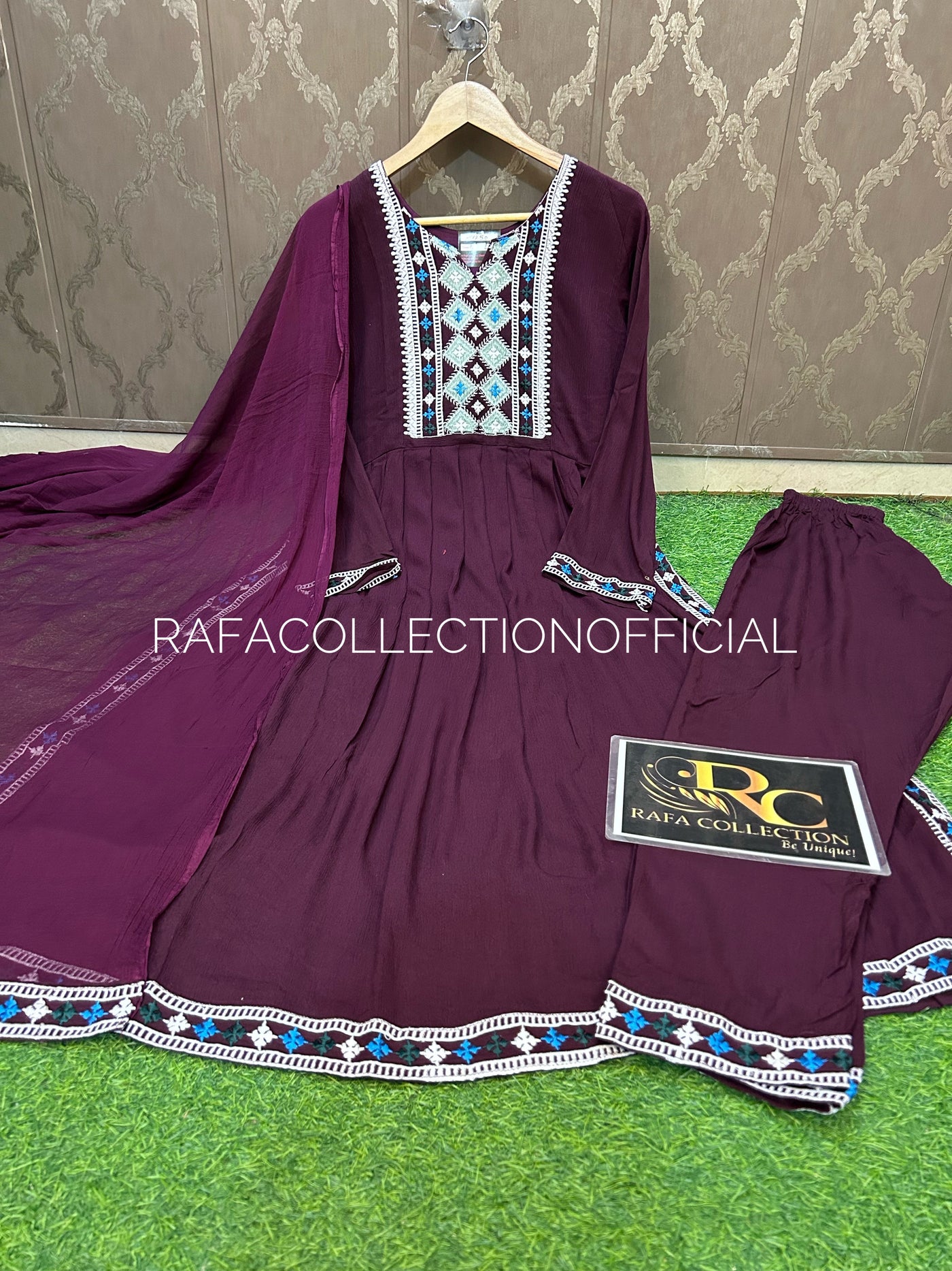 Nyra-cut plazzo set 115