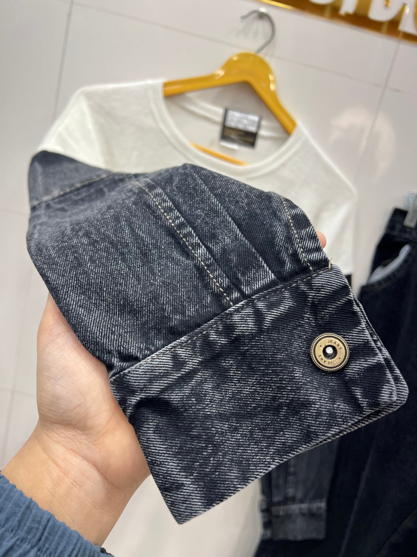 Denim skirt sets 7134