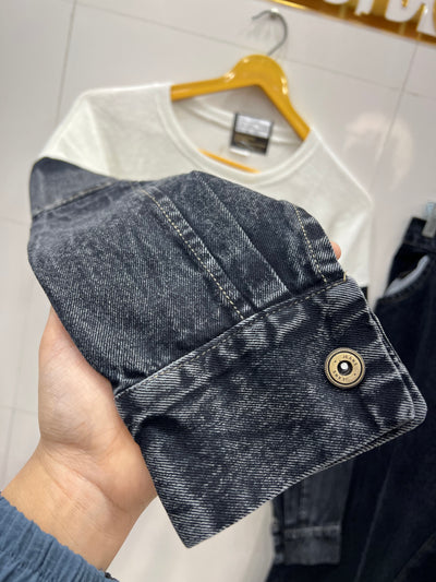 Denim skirt sets 7134