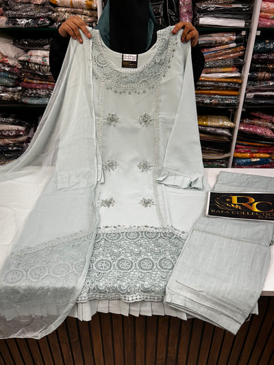 Handwork Kurti Pant Set 325