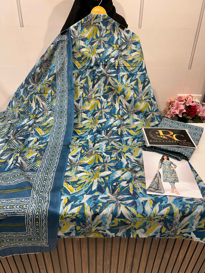 Cotton Printed suit 11546