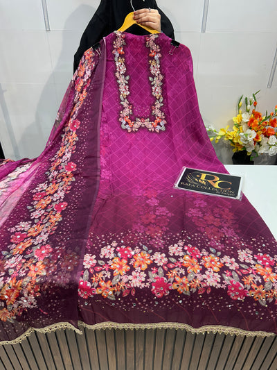 Pure organza Suit 1553