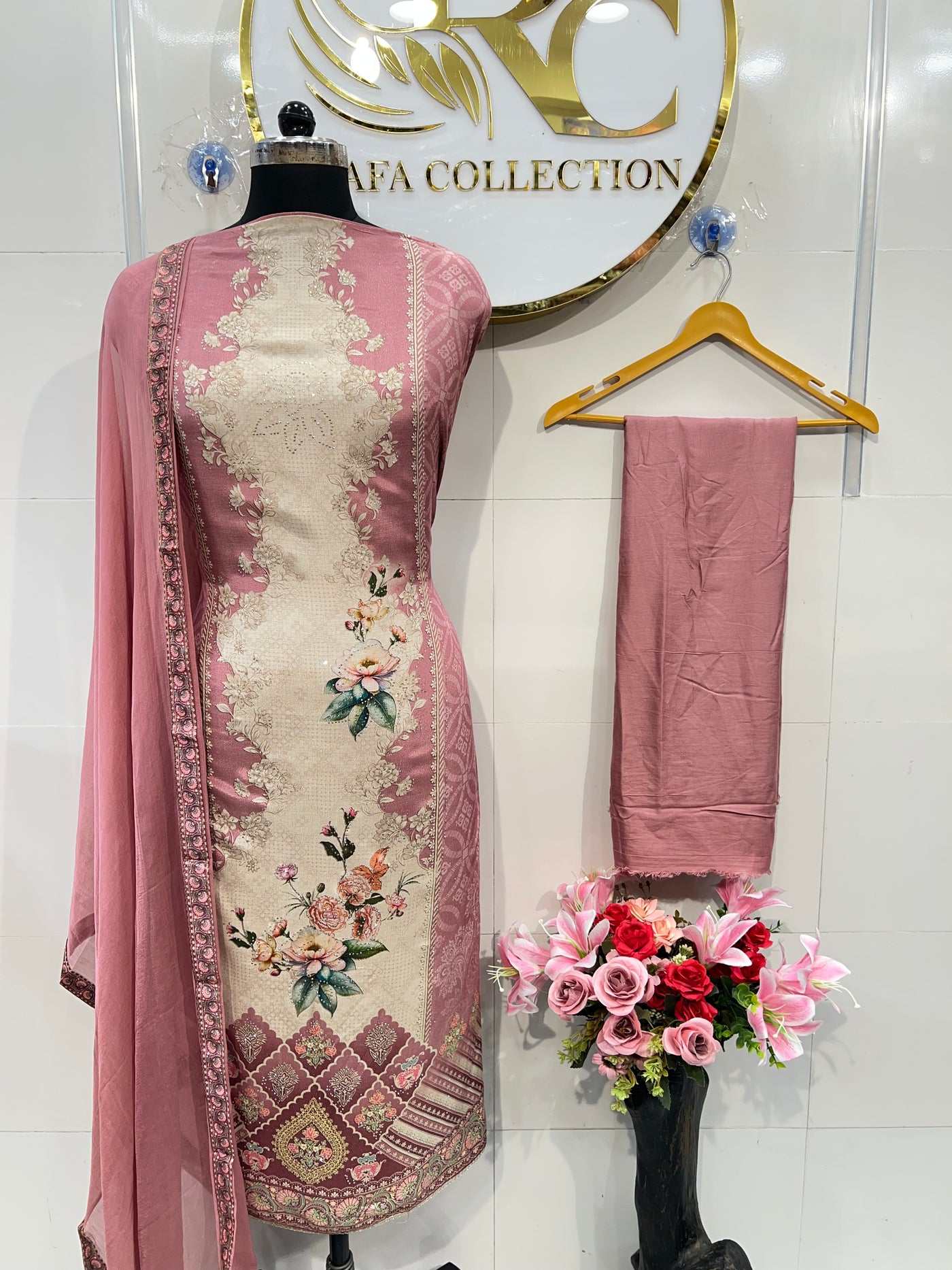 Muslin unstitched Suits 1858