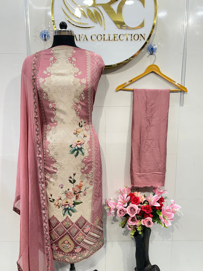 Muslin unstitched Suits 1858