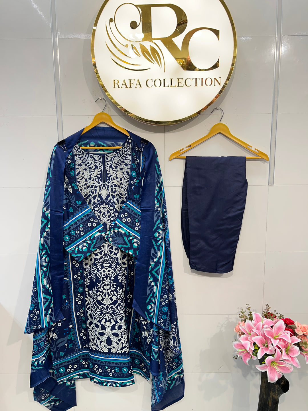 Semi cotton casual suits 2373