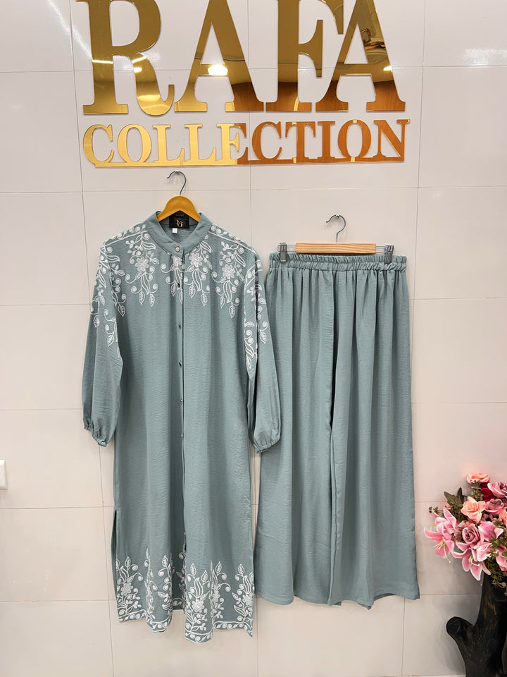 Imported crinkle Co-ord sets 2841