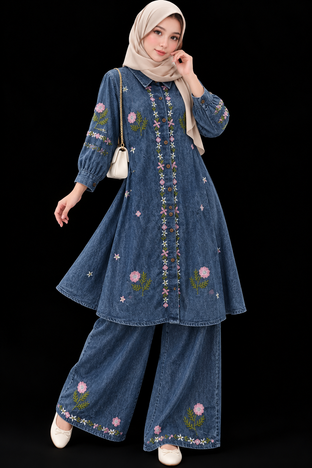 Denim Long Co-ord Sets