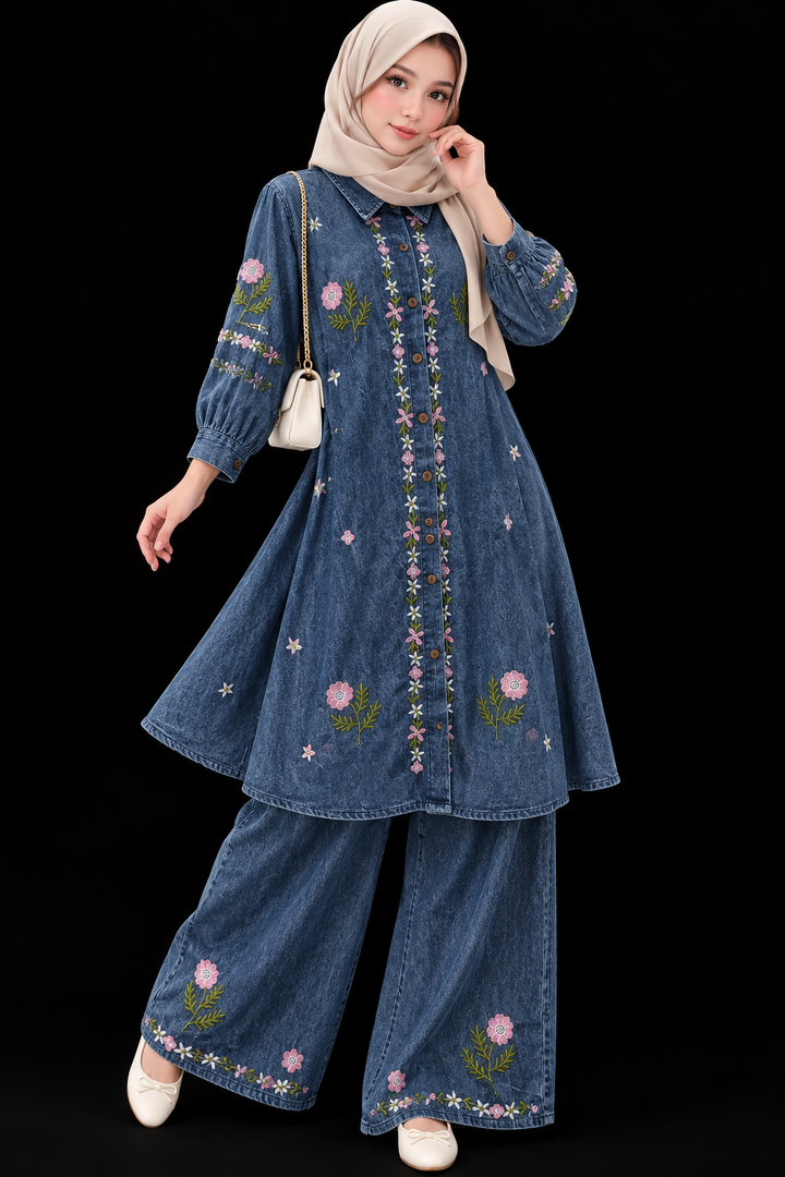 Denim Long Co-ord Sets