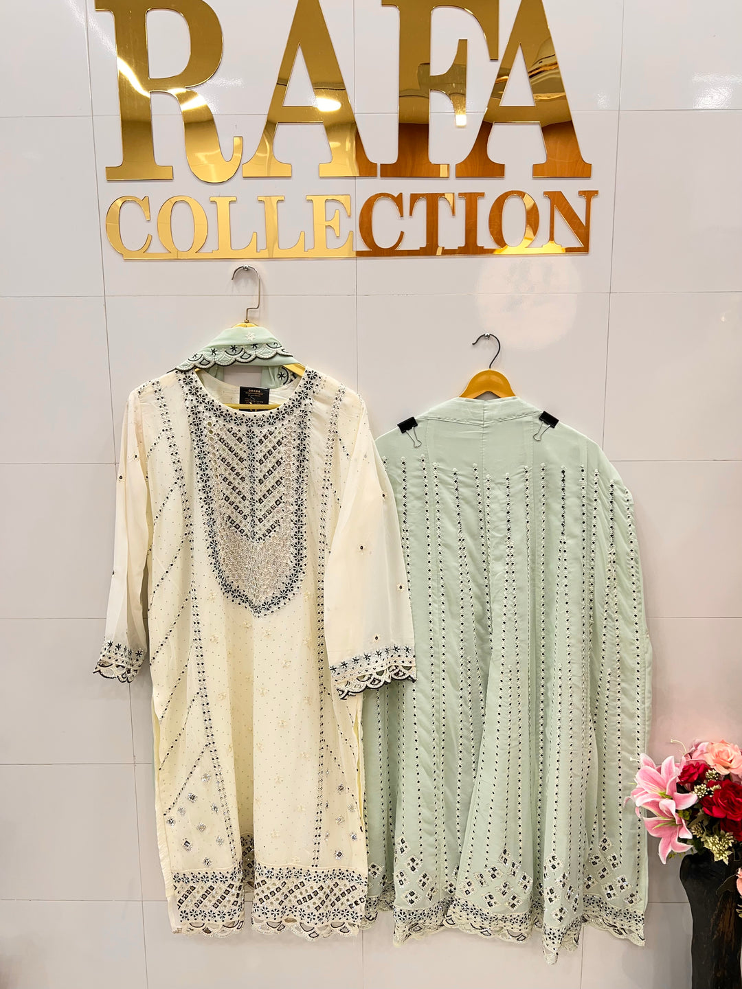 Pakistani party wear suits 17392