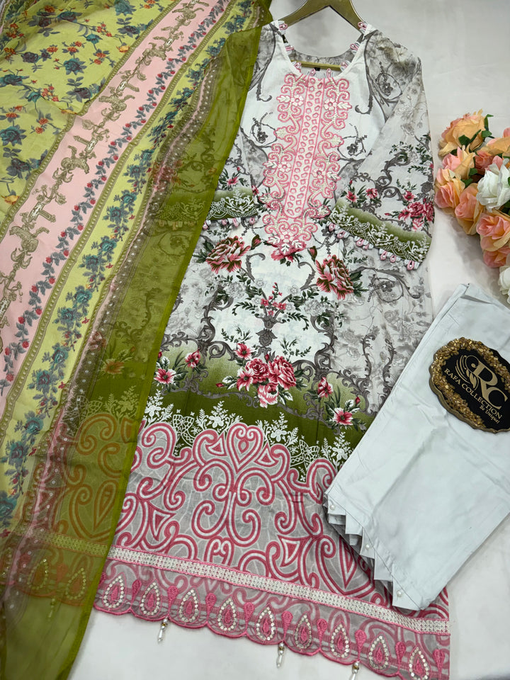 Pakistani patch work suit