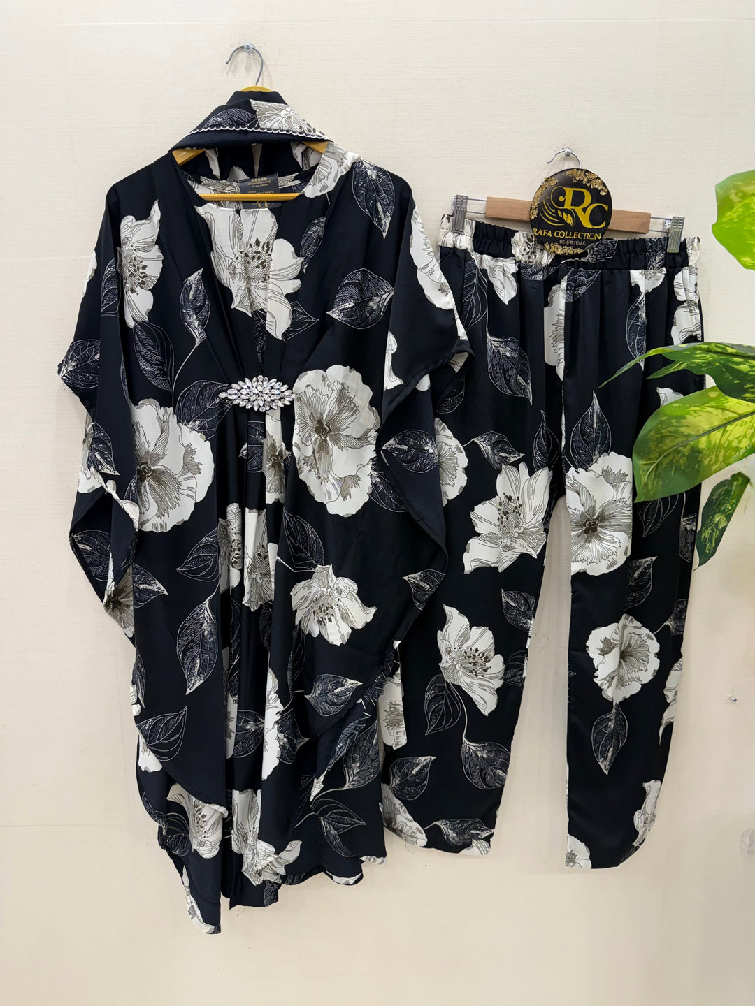 Imported Long kaftan Co-ord sets 2871