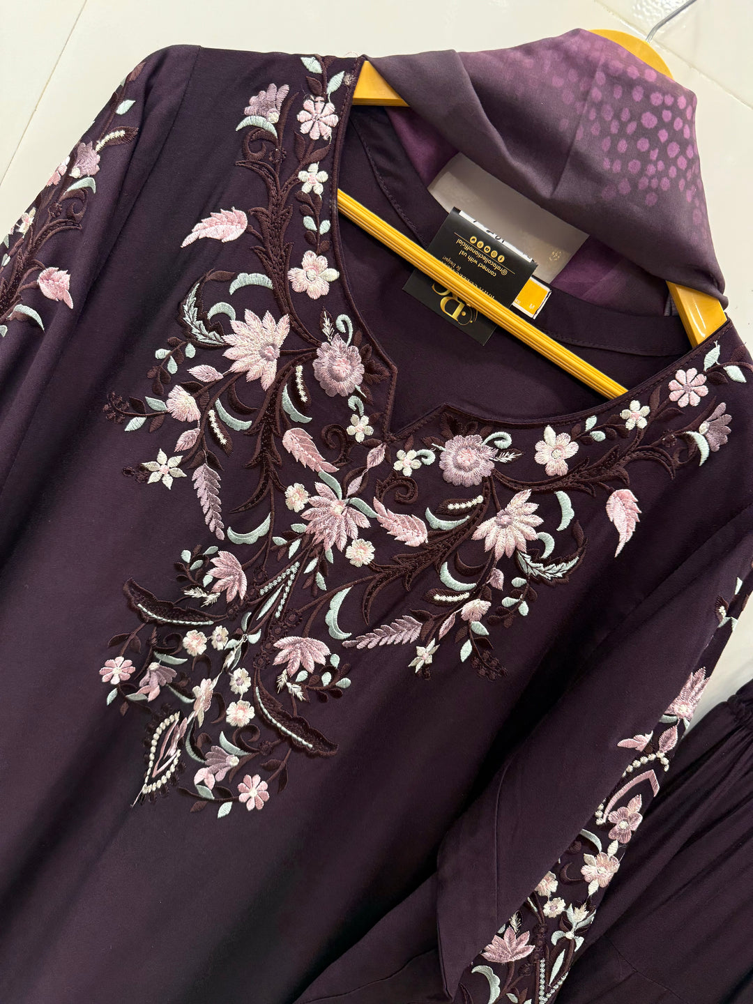 Embroidered Farshi salwar suits