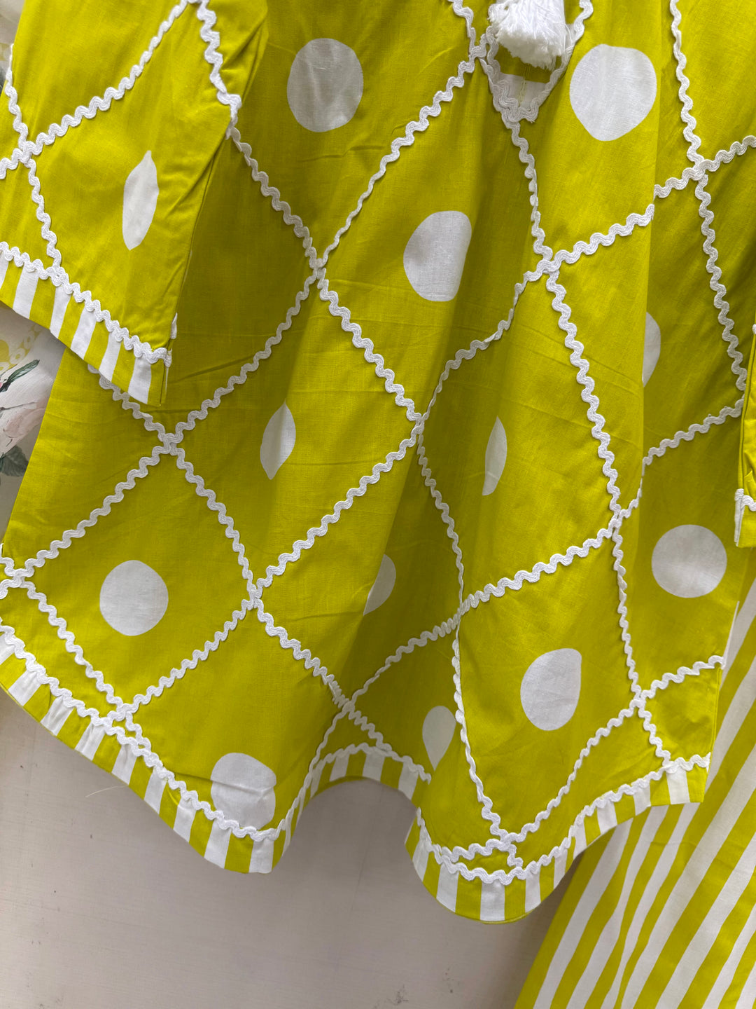 polka dot Pakistani Farshi suits