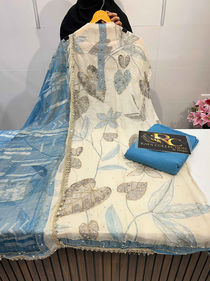 Organza Handwork Suit 2251