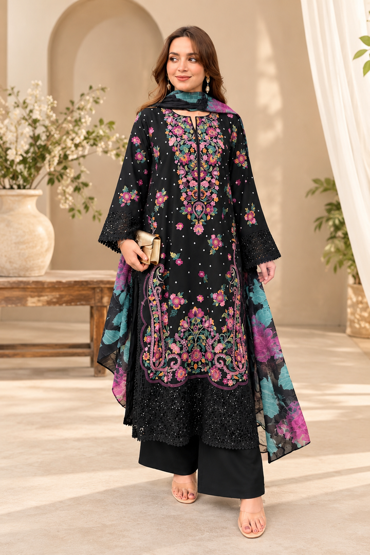 Embroidered Pakistani Suits