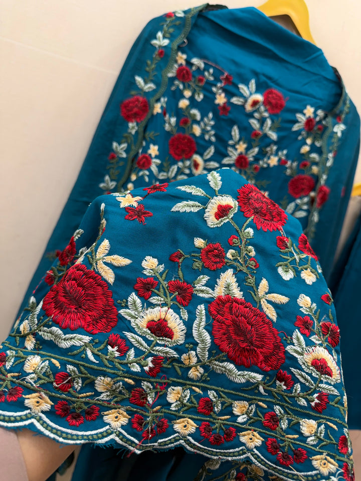Embroidered Rayon Suit’s