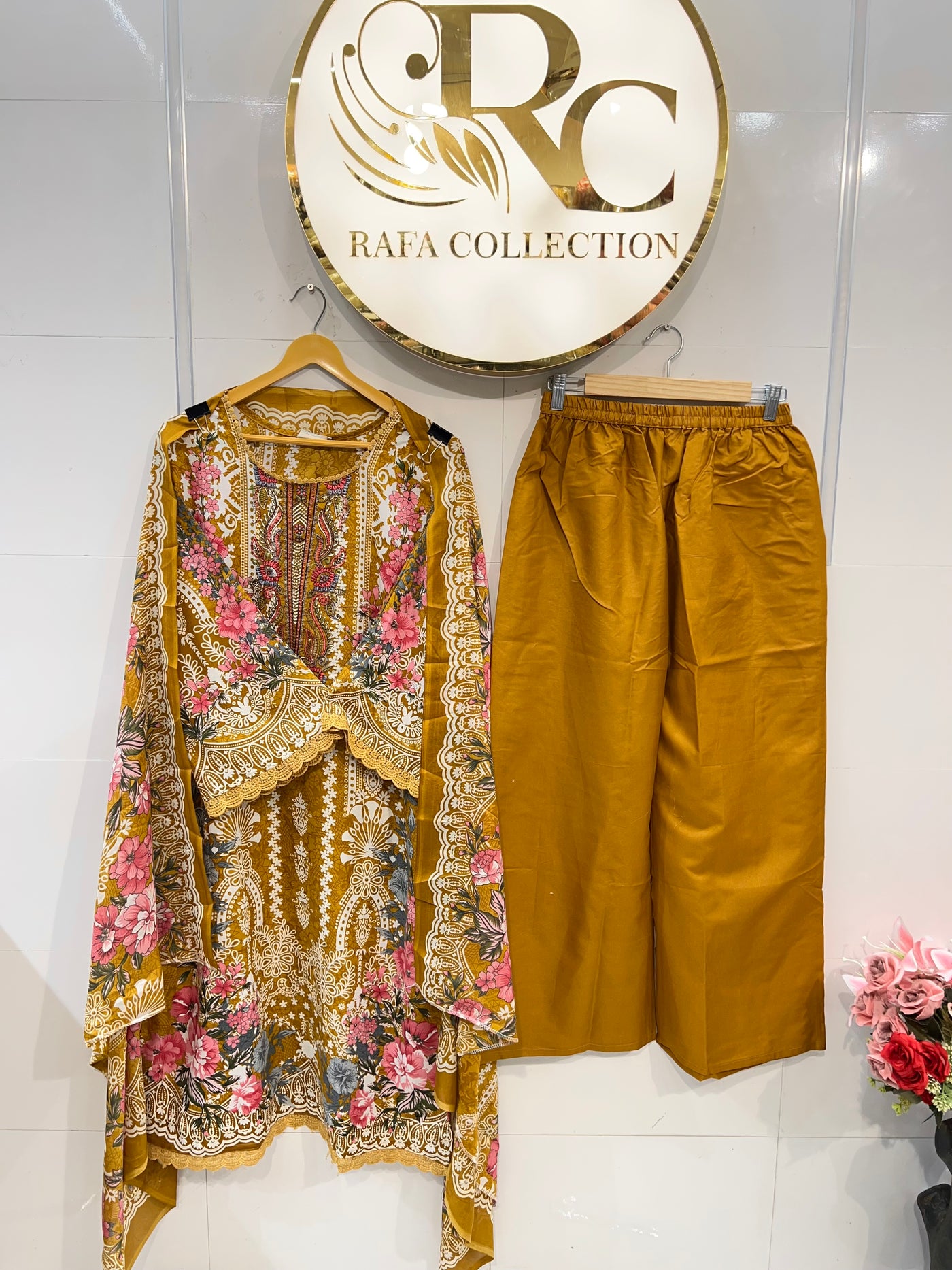 Semi cotton casual suits 2359