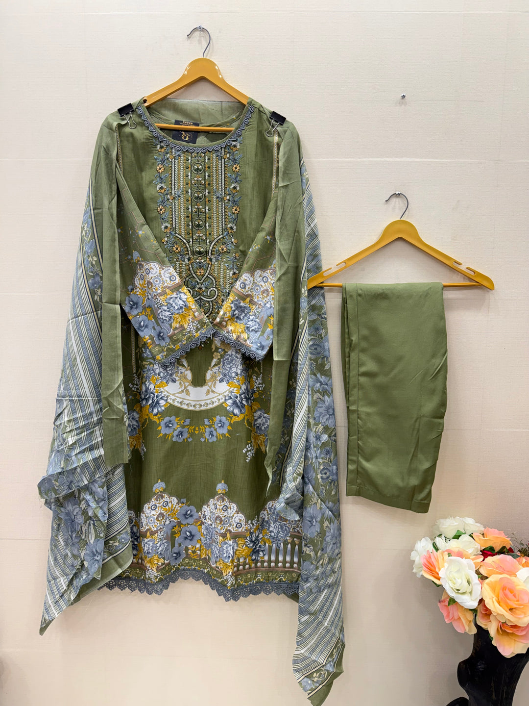 Semi cotton suits 2836