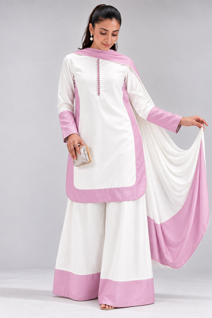 Pakistani satin Formals suits