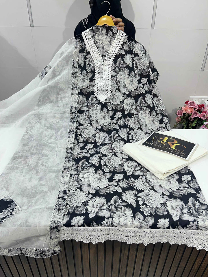 Cotton floral suits 2138