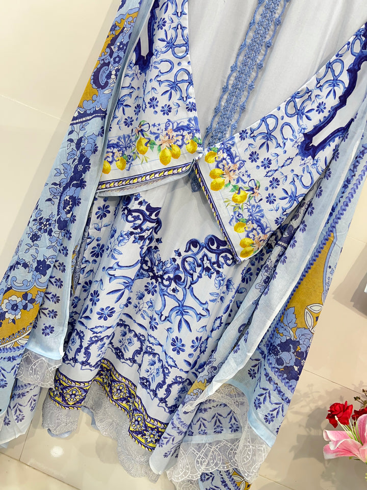 Lawn Embroidered Suits 2603