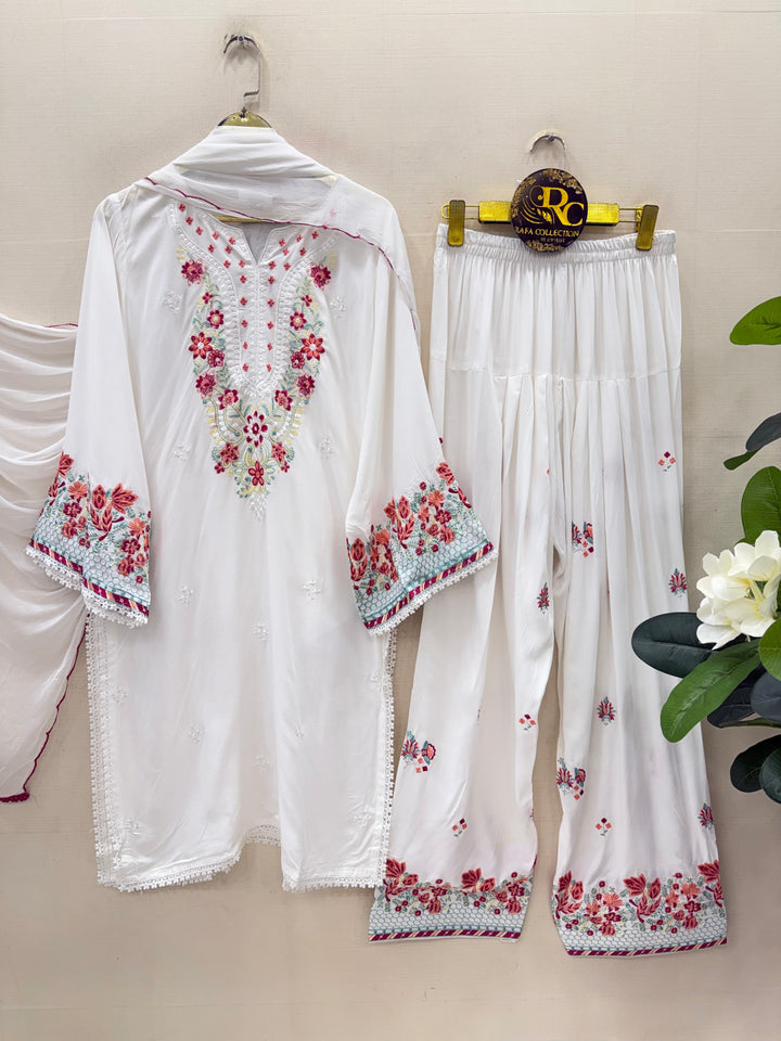 Premium Embroidered Farshi Salwar Suits