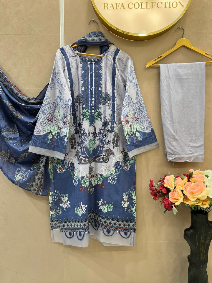 Cotton printed suits