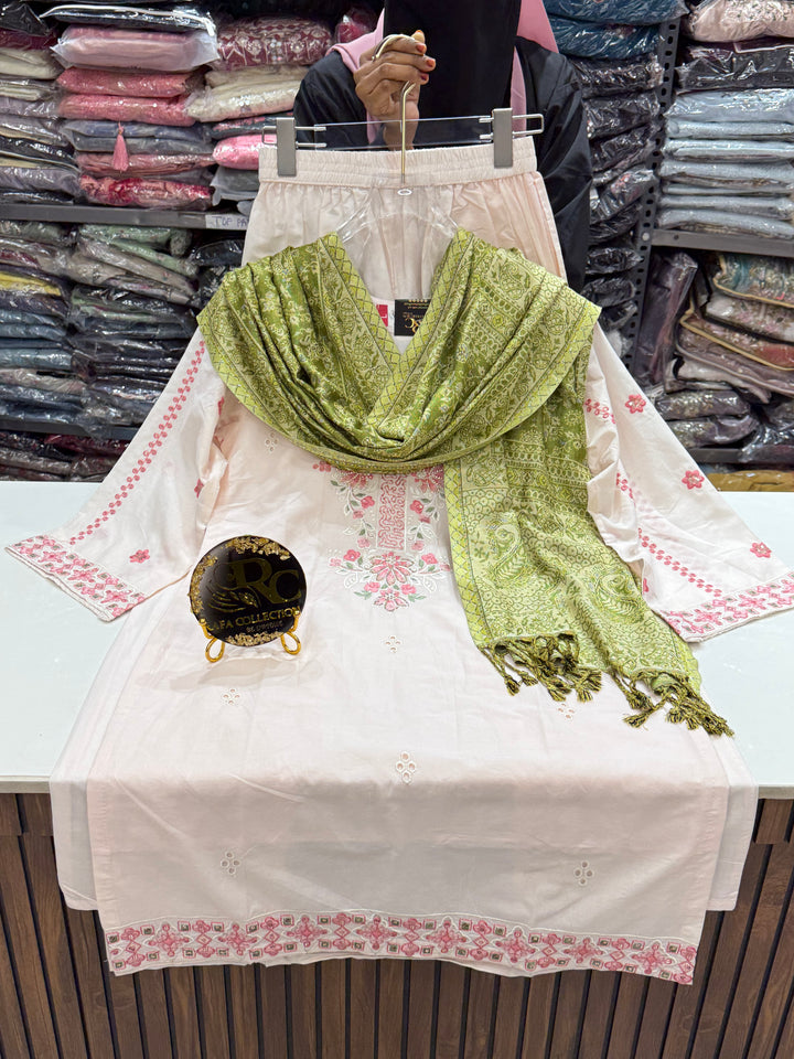 Chikankari pashmina sets