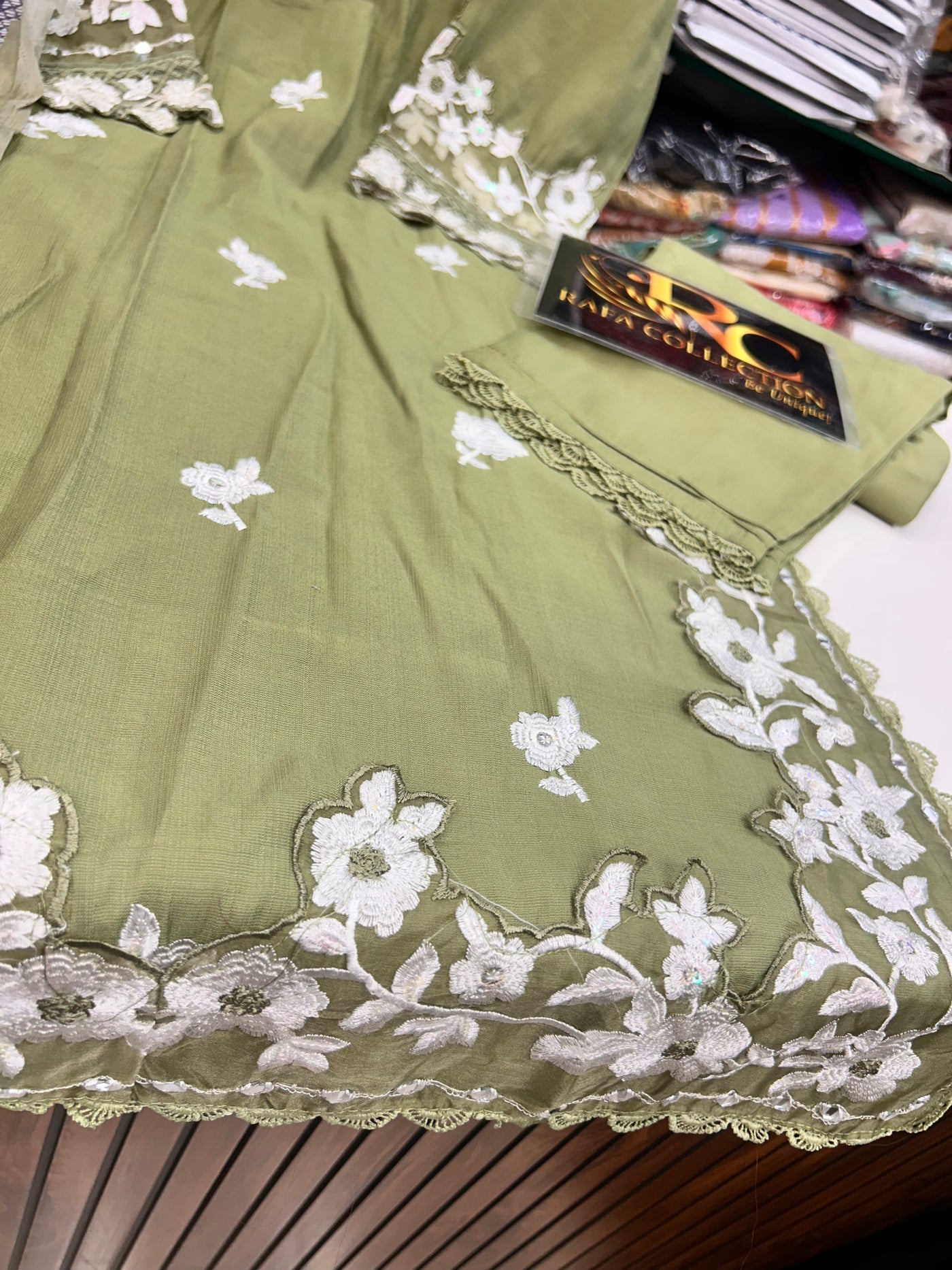 Embroidered Formals Suit 6005
