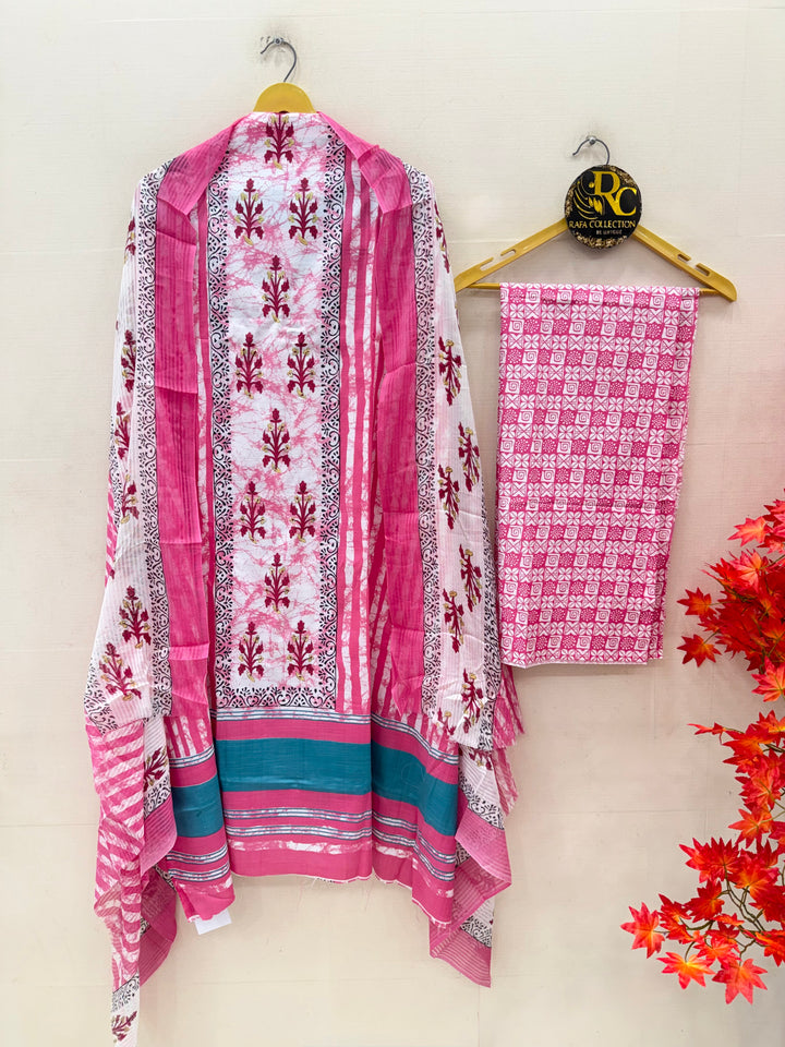 semi cotton unstitch suits