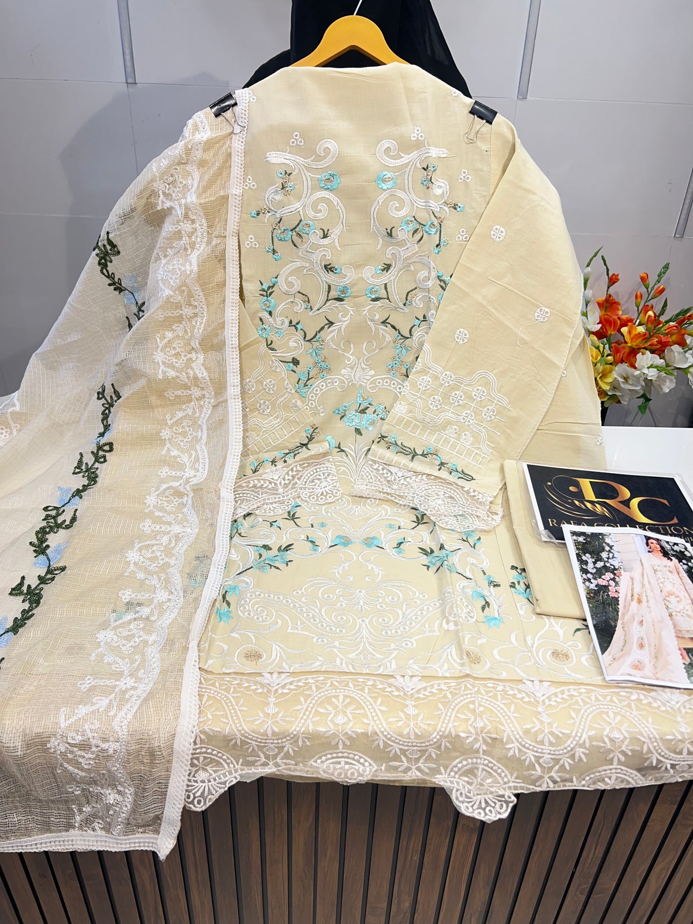 Pakistani embroided suits 1292