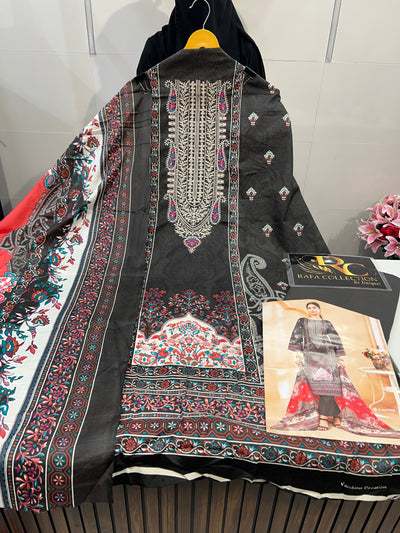 Semi Cotton embroided suit 1898