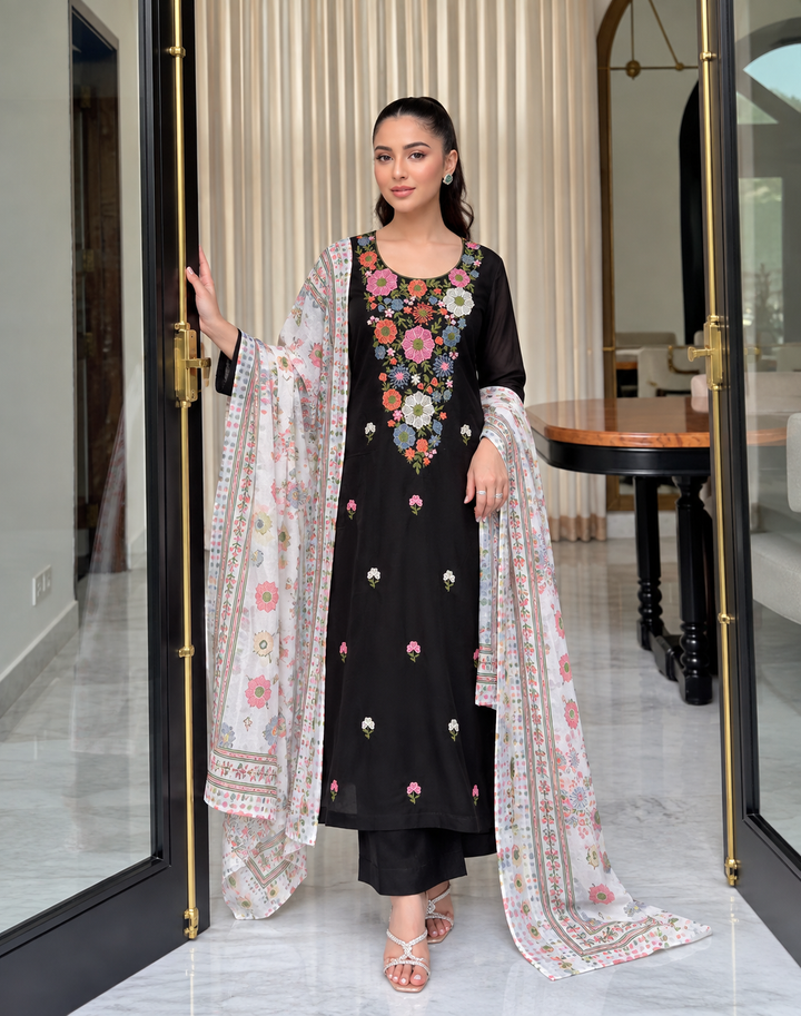 Embroidered Unstitched Suits
