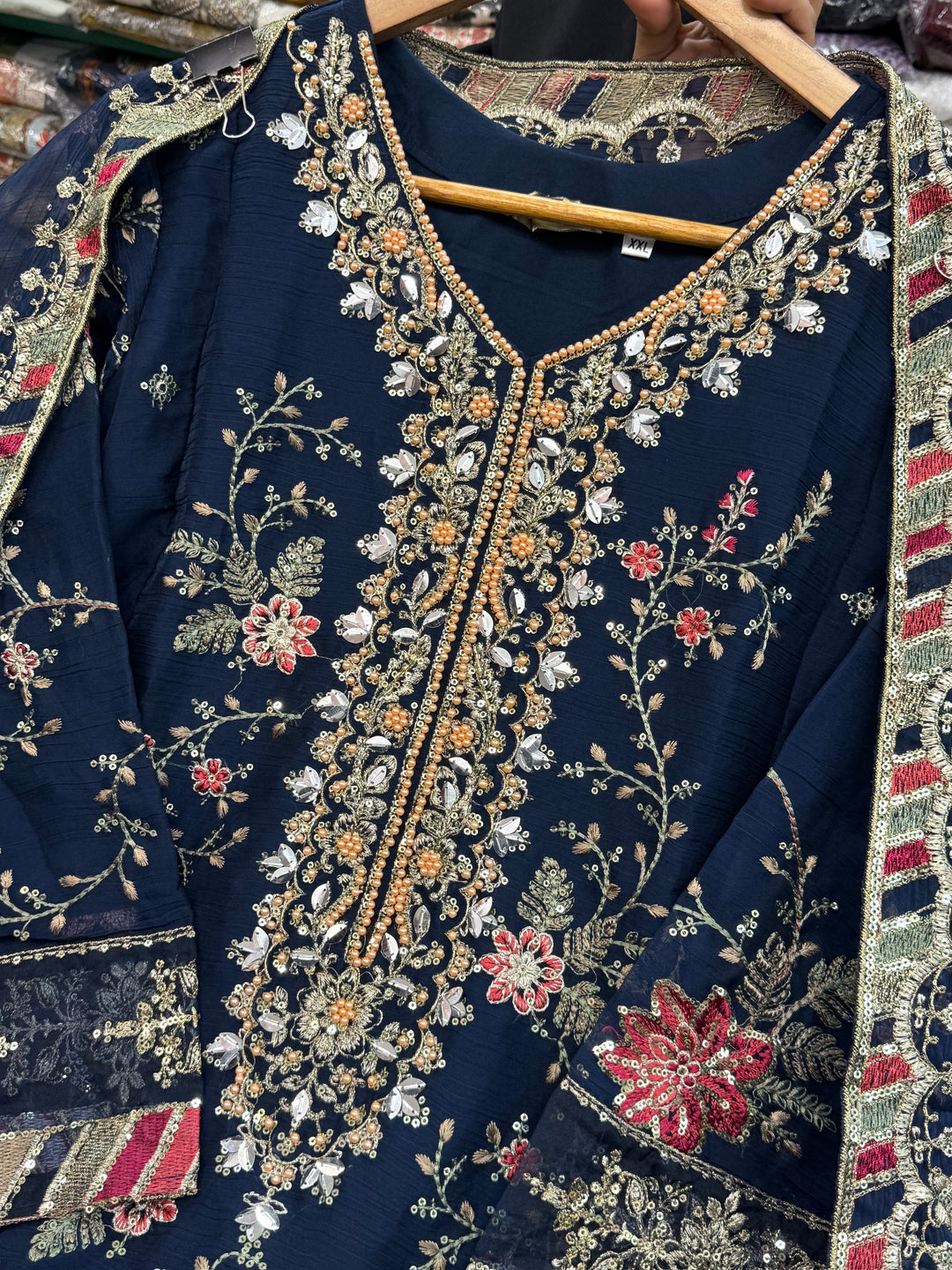 Pakistani handwork embellished collection 53473